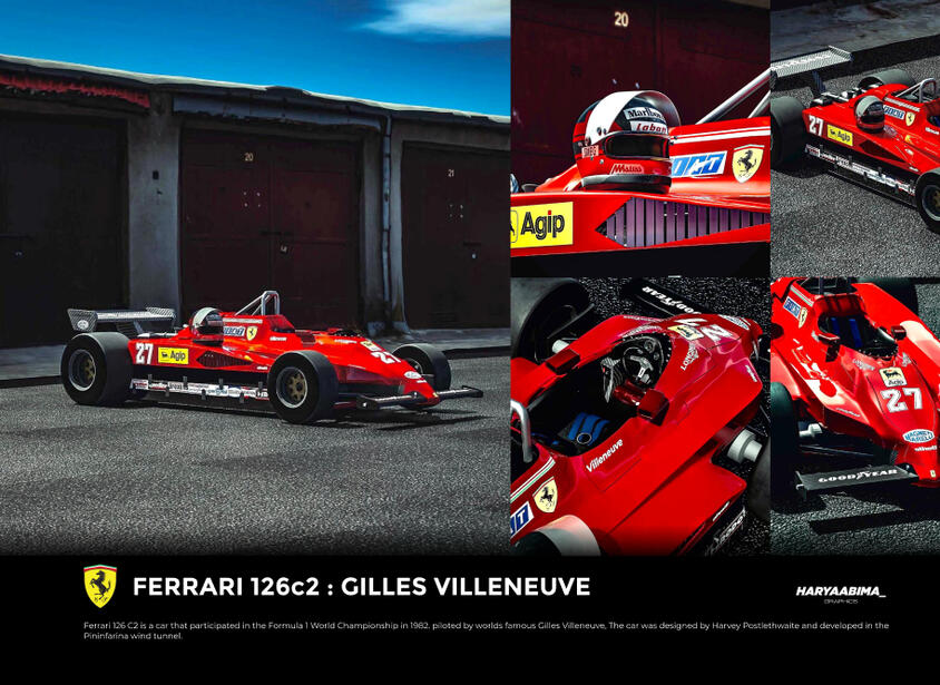 FERRARI 126c2 : GILLES VILLENEUVE