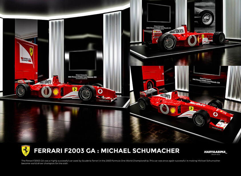 FERRARI F2203 GA : MICHAEL SCHUMACHER