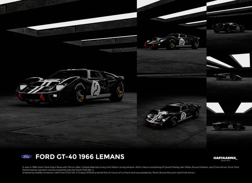 FORD GT-40 1966 LEMANS