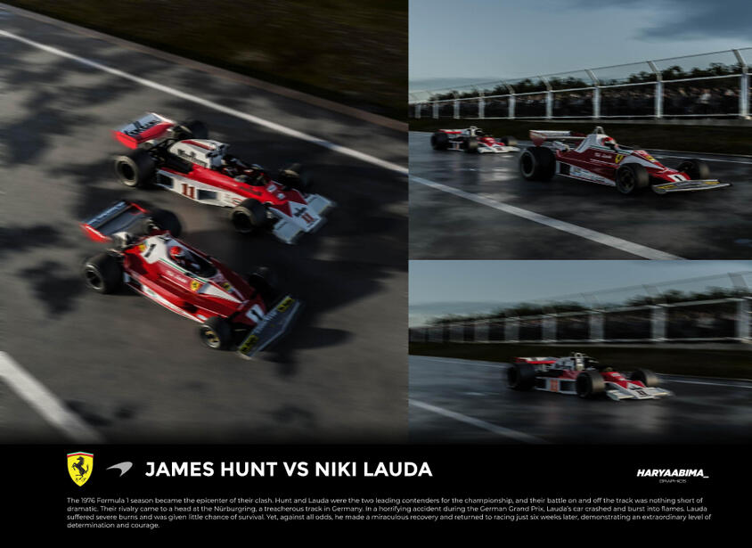 JAMES HUNT VS NIKI LAUDA